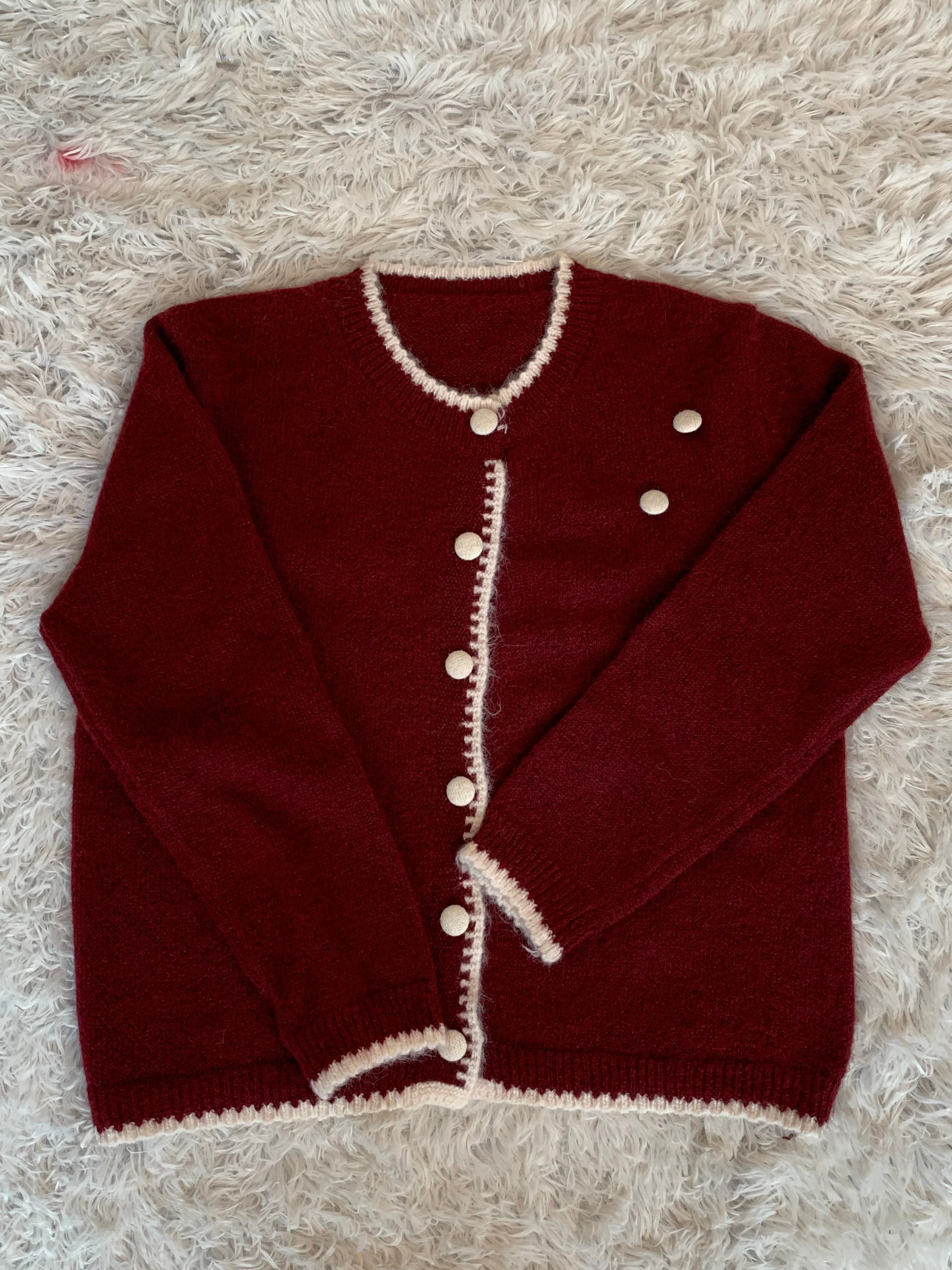 Rosy Ribbon Cardigan